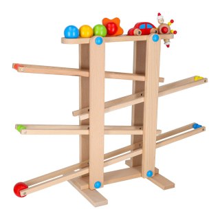 Tor kulkowy drewniany kulodrom montessori XXL