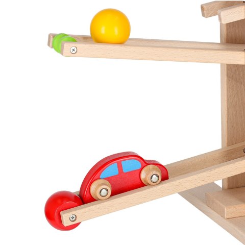 Tor kulkowy drewniany kulodrom montessori XXL