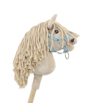 Hobby Horse Mały koń na kiju Premium kremowy cremello A5