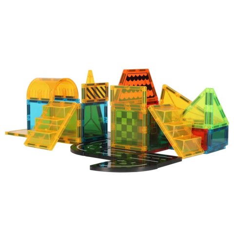 Klocki magnetyczne konstrukcyjne 3D budowa 50 elementów