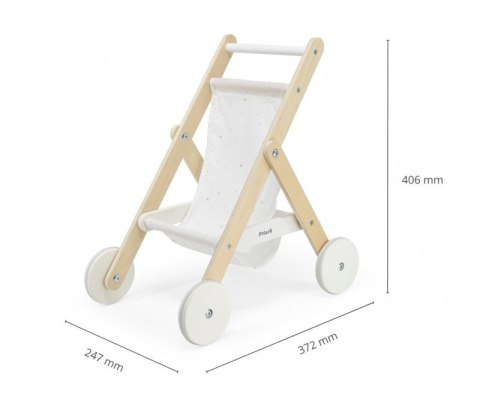 Viga 44236 PolarB Drewniana spacerówka dla lalek