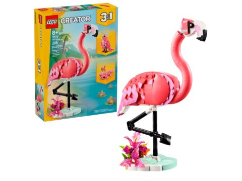 LEGO Creator 3 w 1 Dzikie zwierzęta: różowy flaming 31170