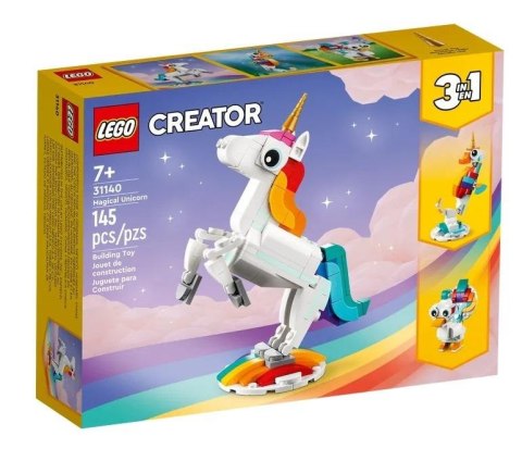 LEGO Creator 3 w 1 31140 — Magiczny jednorożec