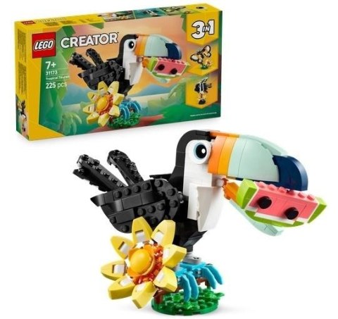 LEGO Creator 3 w 1 31173 Dzikie zwierzęta: Tropikalny tukan