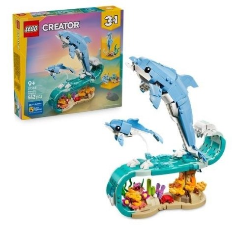 LEGO Creator 3 w 1 31385 — Zwierzęta morskie: Piękny delfin