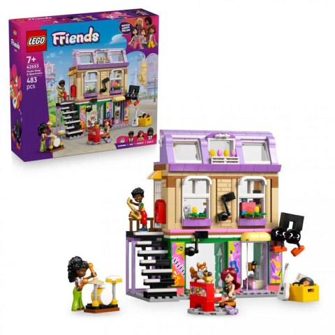 LEGO Friends 42653 Sklep muzyczny i mieszkanie
