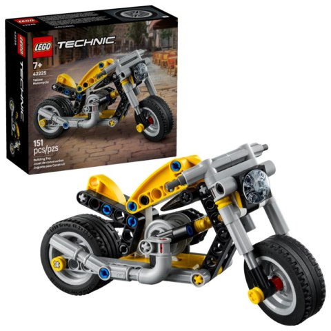 LEGO Technic 42225 — Żółty motocykl