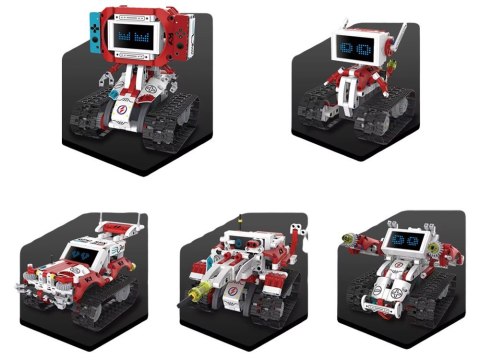 Klocki zdalnie sterowane Robots Pro 5w1 z ekranem LED RC0741