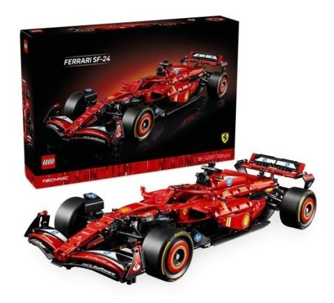 LEGO Technic 42207 – Bolid F1 Ferrari SF-24, skala 1:8