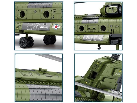 Reobrix CH-47 Chinook – śmigłowiec transportowy z klocków ZA5802