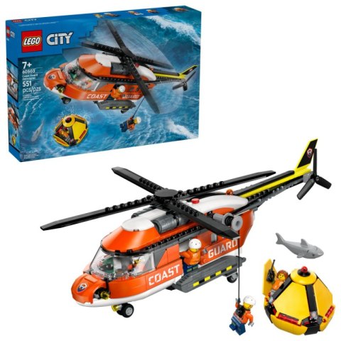 LEGO City 60503 — Helikopter straży przybrzeżnej, 551 elementów